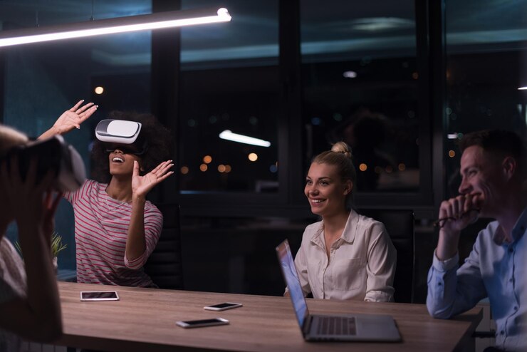 business-team-using-virtual-reality